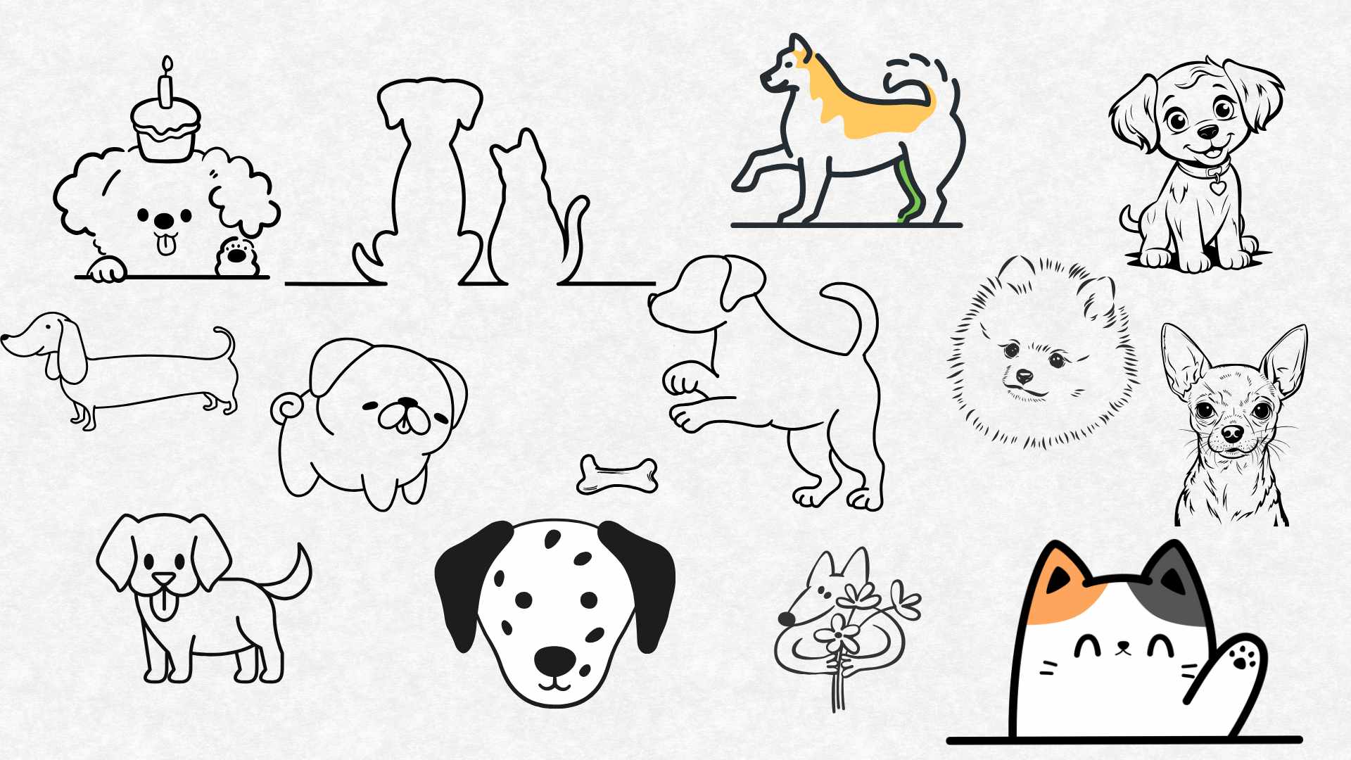 Dibujo de Perro, Ideas Fáciles y Divertidas para Todos
