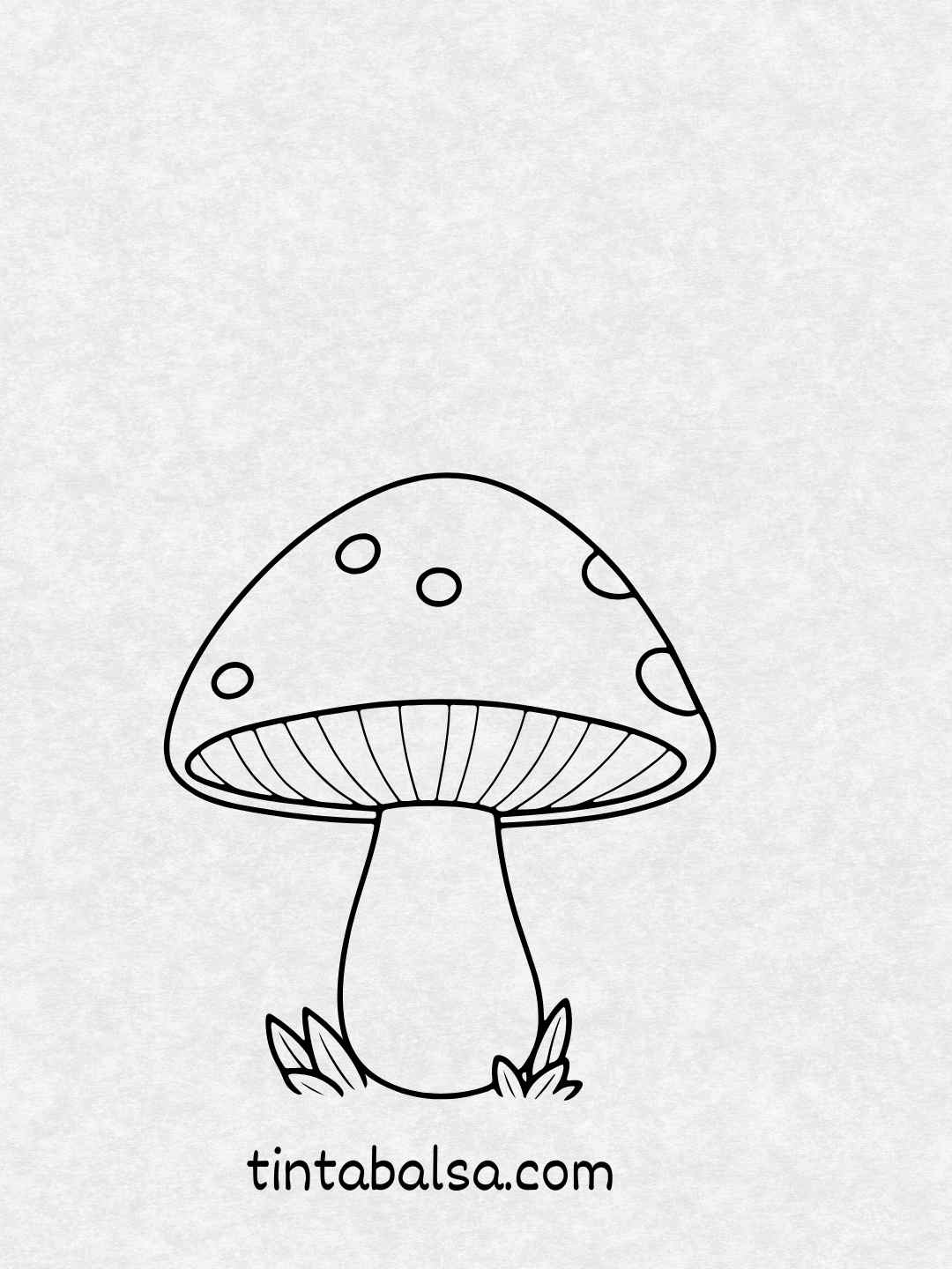 Dibujo de setas con sombreros de colores en un bosque
