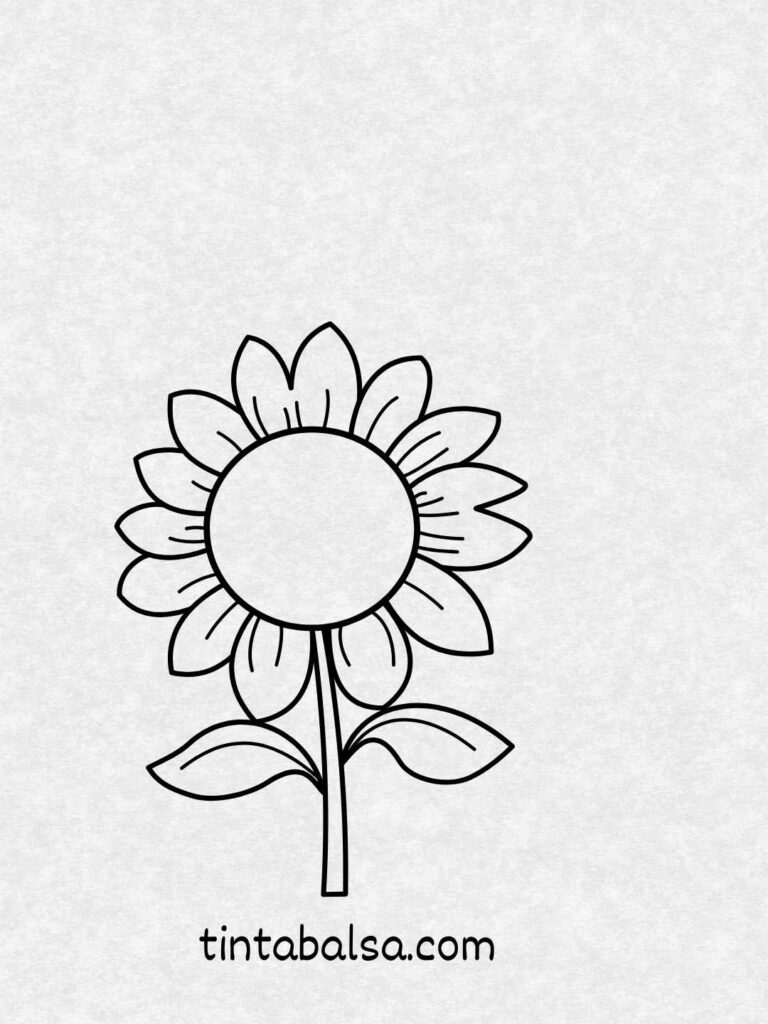 Dibujo tierno de una mano ofreciendo una flor como gesto amable.