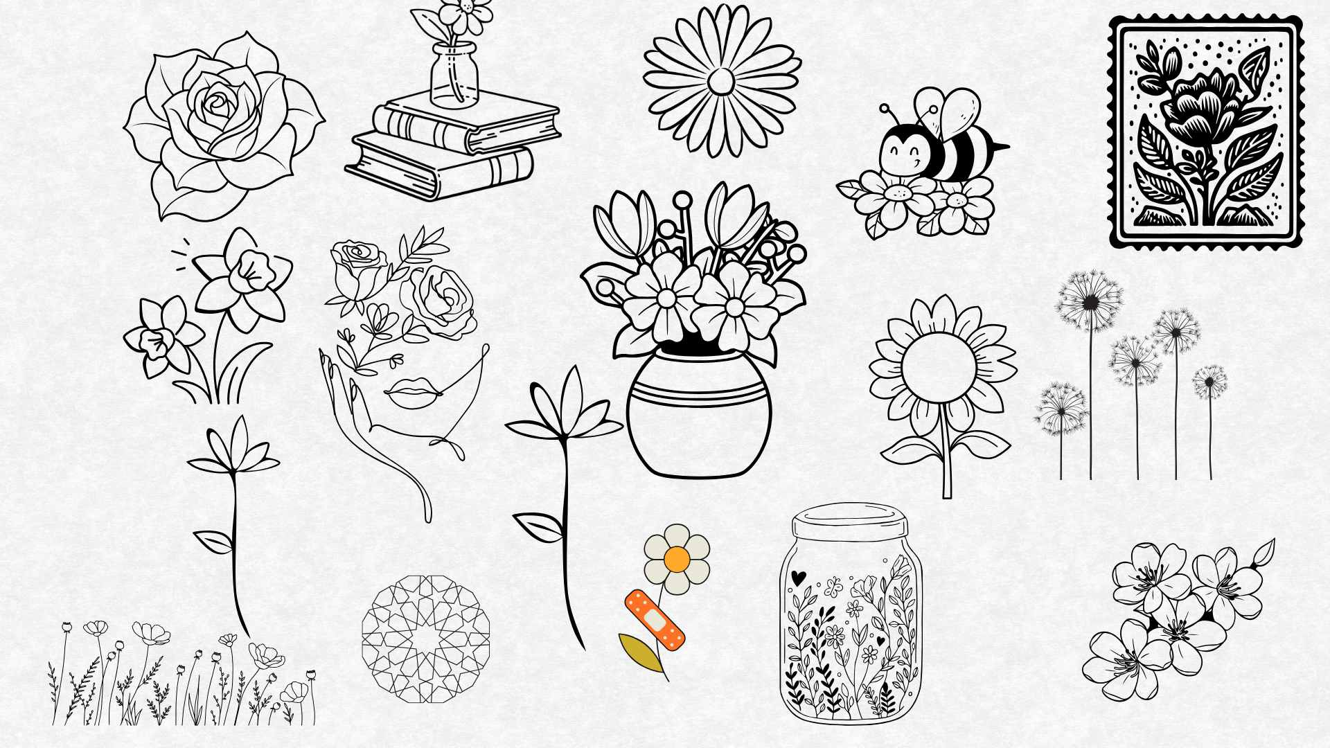 Flores Dibujo: Diseños Simples y Creativos para Todos
