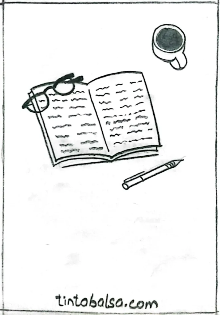 An old magic book surrounded by mushrooms, wands, and eerie symbols, evoking a dark aura.