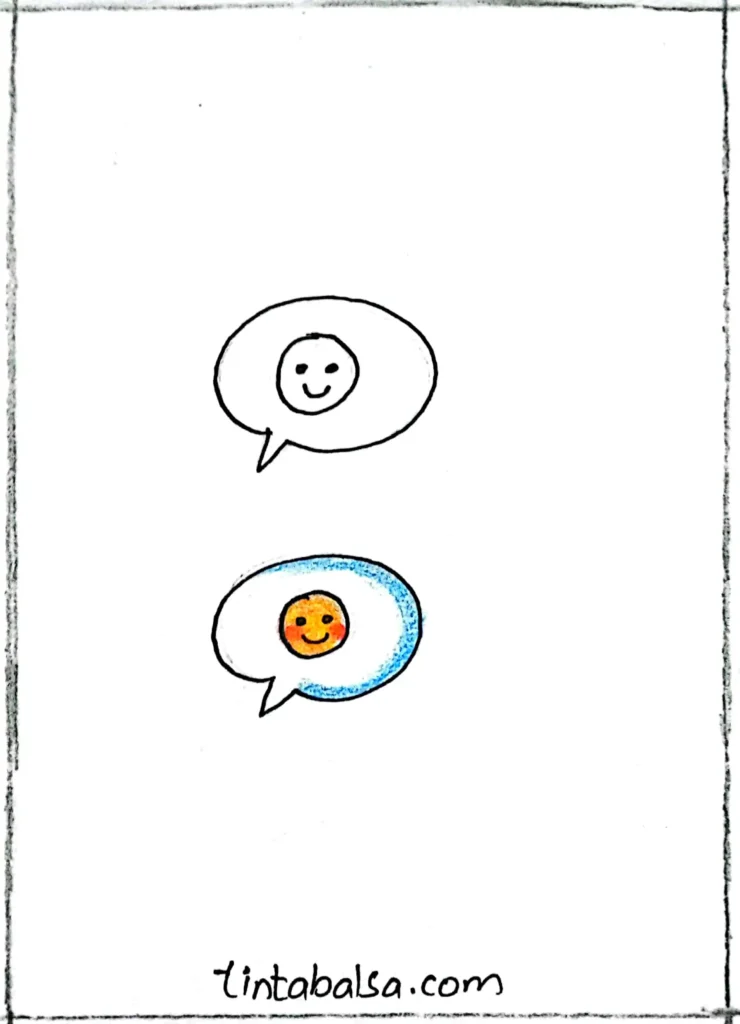 Expressive emoji drawings showcasing different moods and emotions
