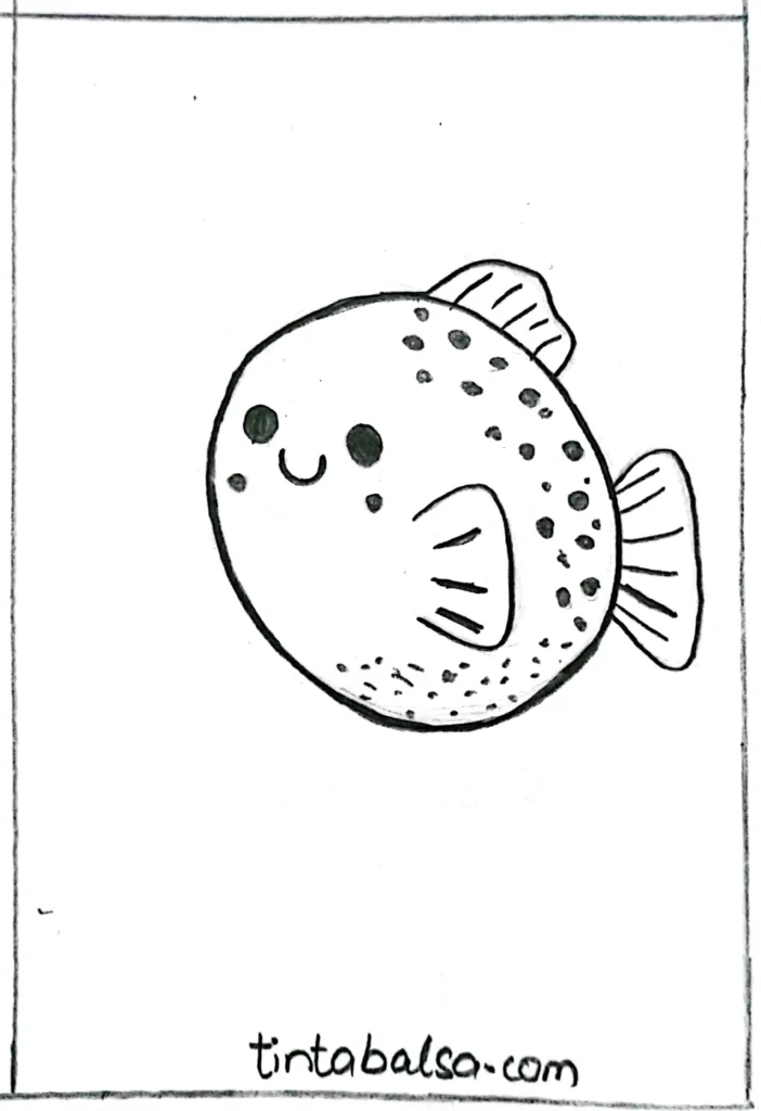 Learn to draw a cartoon-style fish with humorous details and personality."