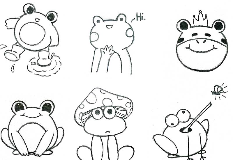 Easy Frog Drawing Ideas for Beginners