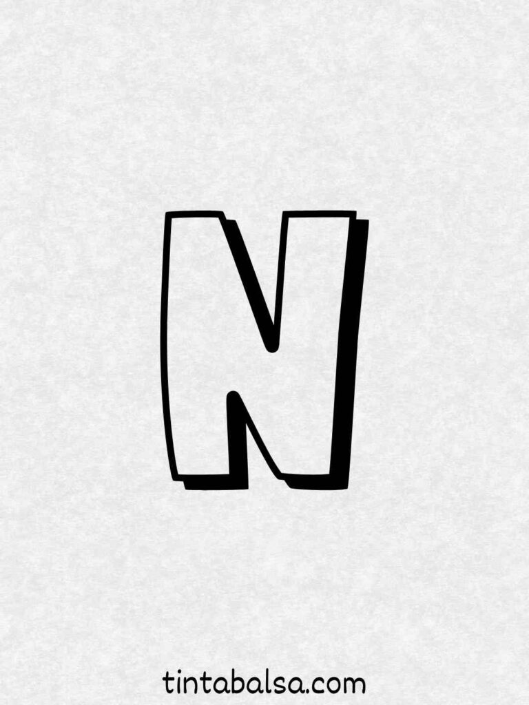 Una palabra con letras en 3D Juega con la tipografía y perspectiva.