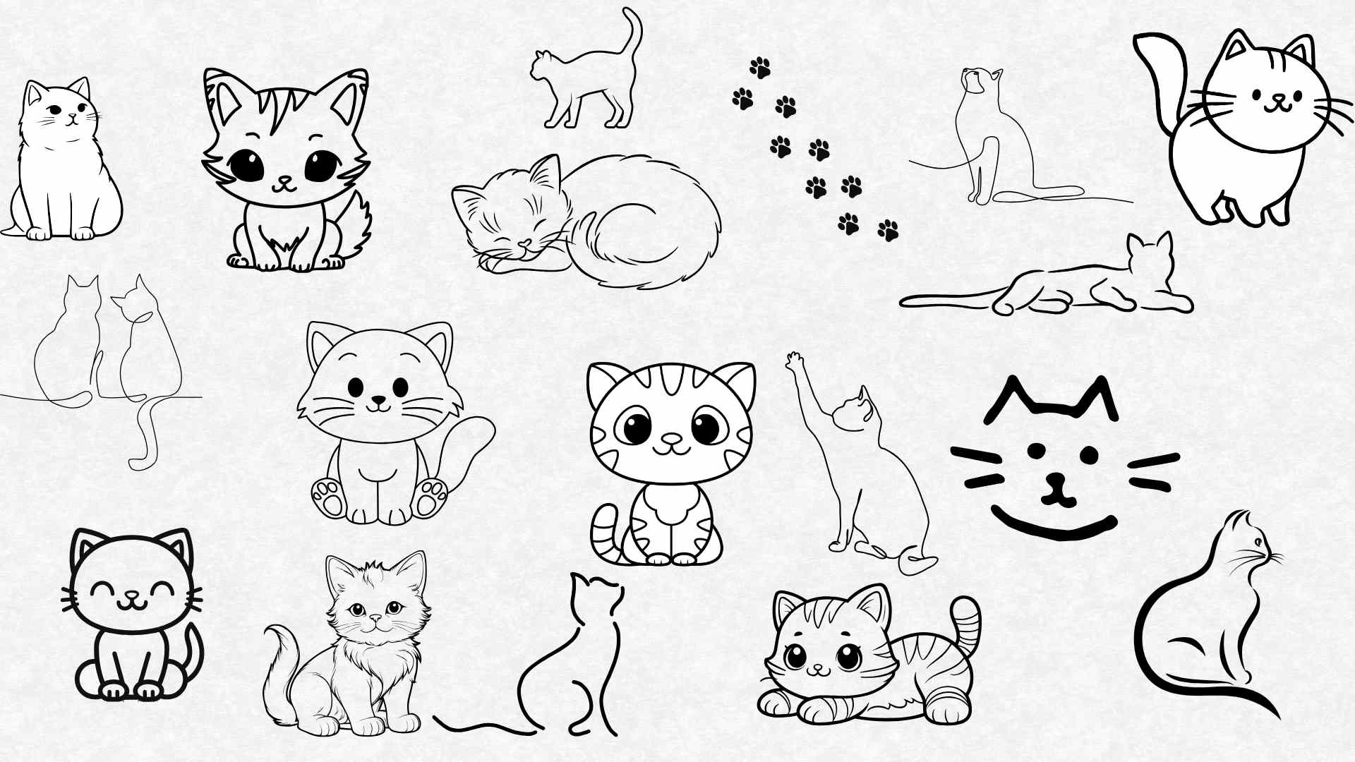 Dibujos de Gatos