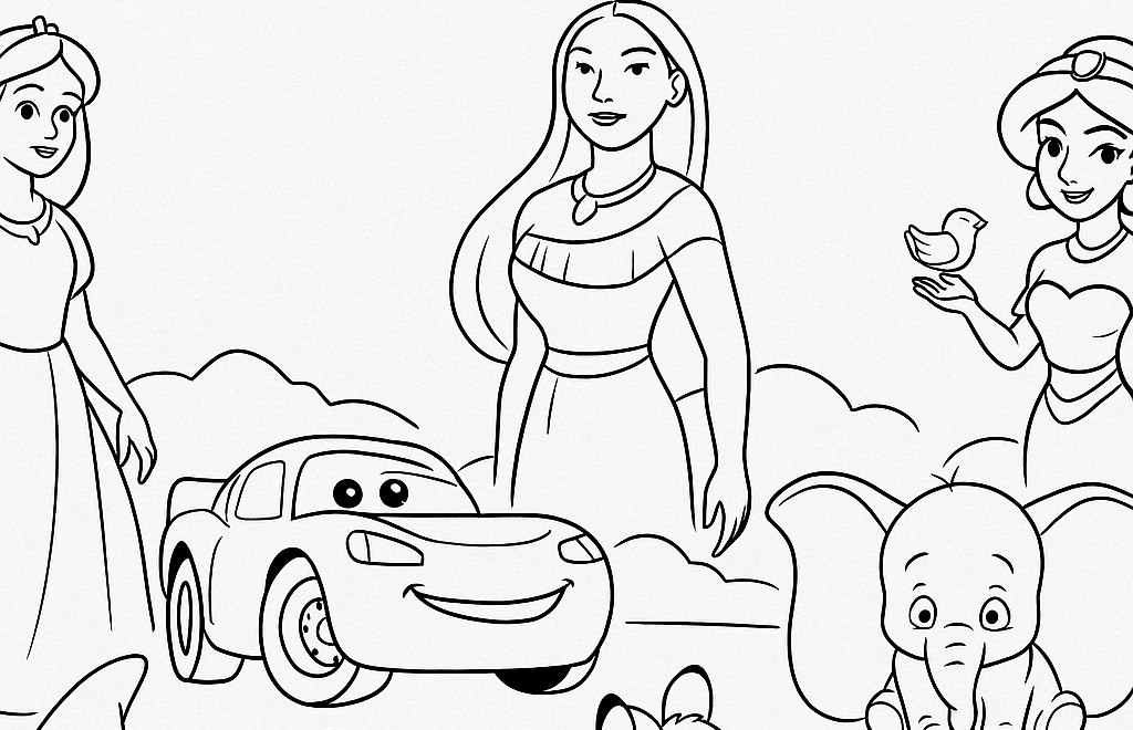 Dibujo de Disney: Crea tus Personajes Favoritos