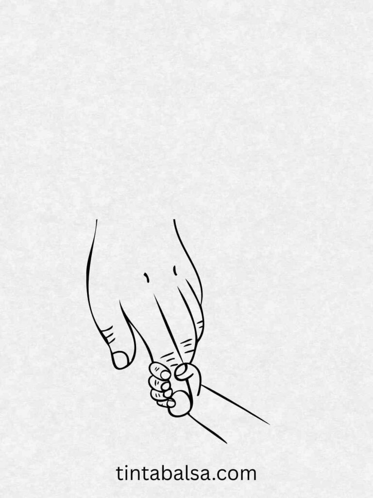 Dibujo con Huella de Mano
Dibujo creativo con huella de mano para regalo del Día del Padre