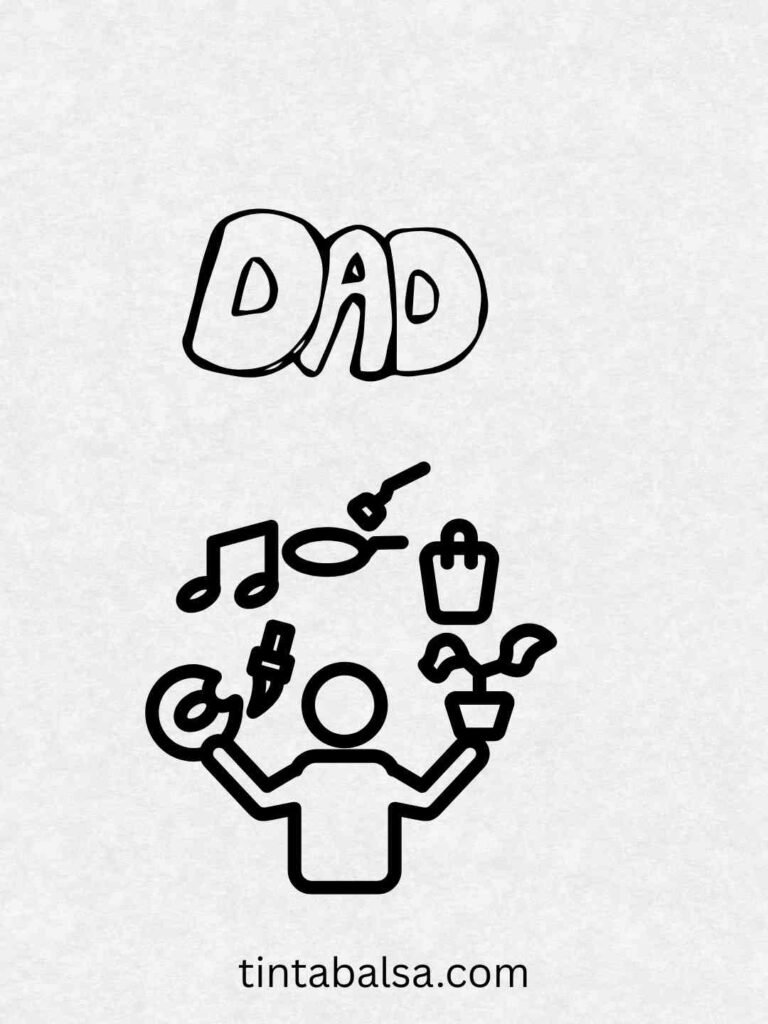 El Pasatiempo Favorito de Papá
Ilustración mostrando a papá disfrutando su pasatiempo favorito en el Día del Padre

