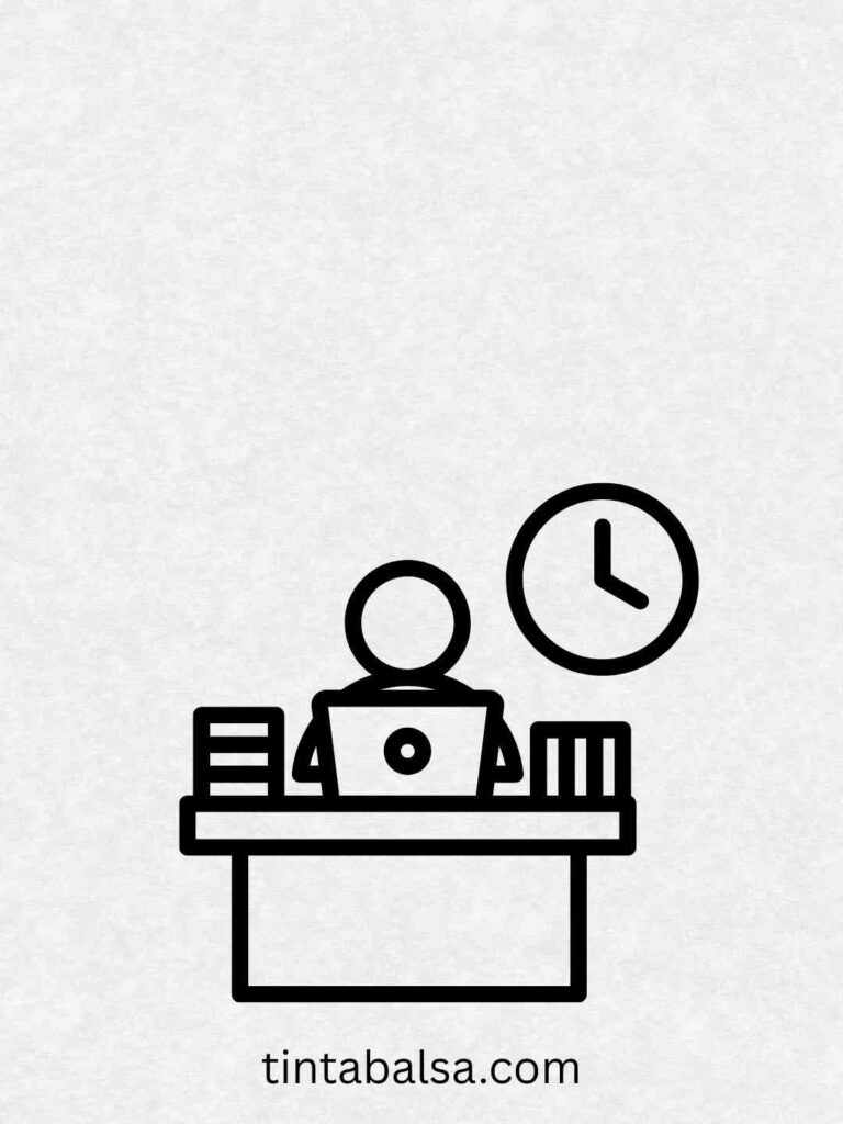 Espacio de Trabajo de Papá
Dibujo del escritorio o espacio de trabajo de papá con sus objetos personales