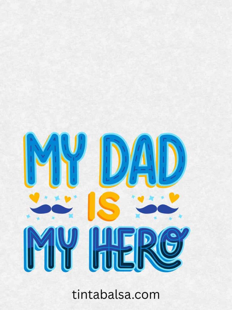 Mi Papá, Mi Héroe
Ilustración de papá como superhéroe con capa y sonrisa poderosa