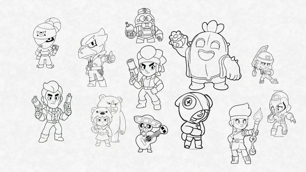 Dibujos de Brawl Stars Fáciles y Sorprendentes para Ti